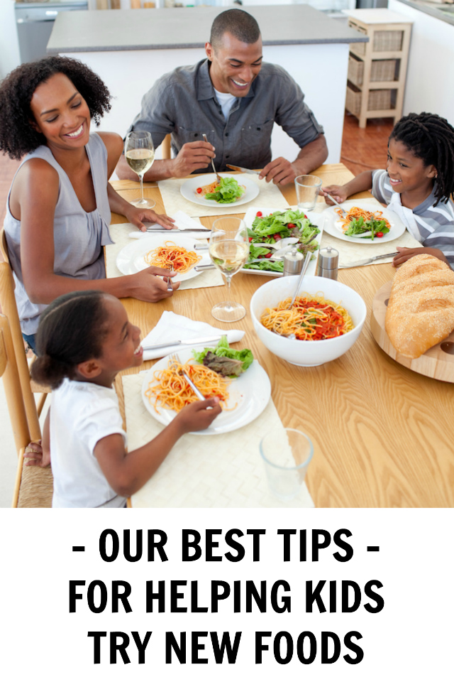 Such great tips for helping your kids try new foods. Such great tips for helping your kids try new foods.
