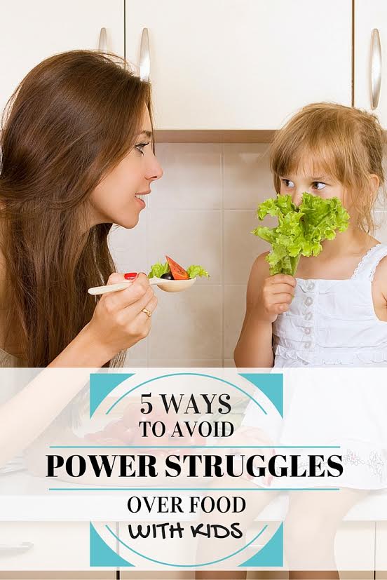 Five Ways to Avoid Power Struggles Over Food with Your Kids If getting your kids to eat at meals is a battle, our 5 tips can really help you end the power struggle at the table! www.superhealthykids.com