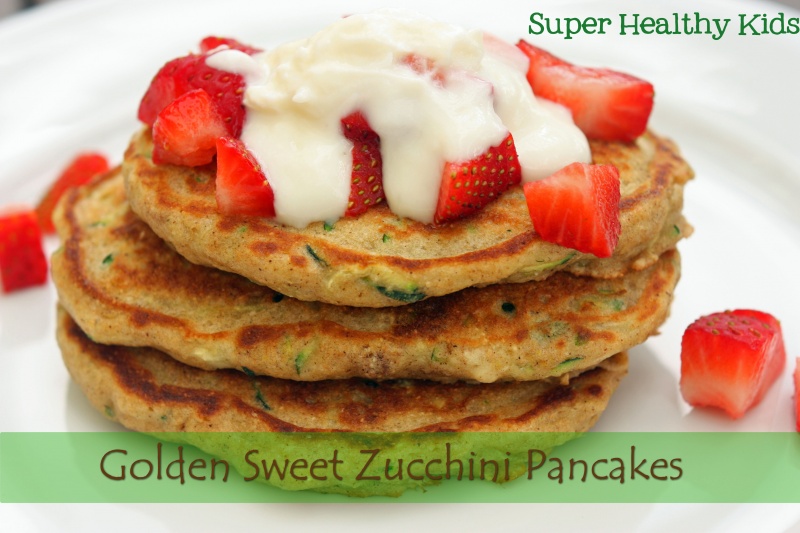 Golden Sweet Zucchini Panckes
