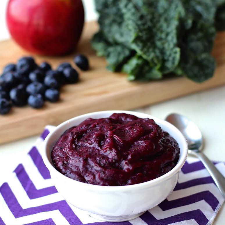 Purple Power (Blueberries, Kale &Apple) Natural Baby Food: Over 150 Wholesome, Nutritious Recipes For Your Baby and Toddler