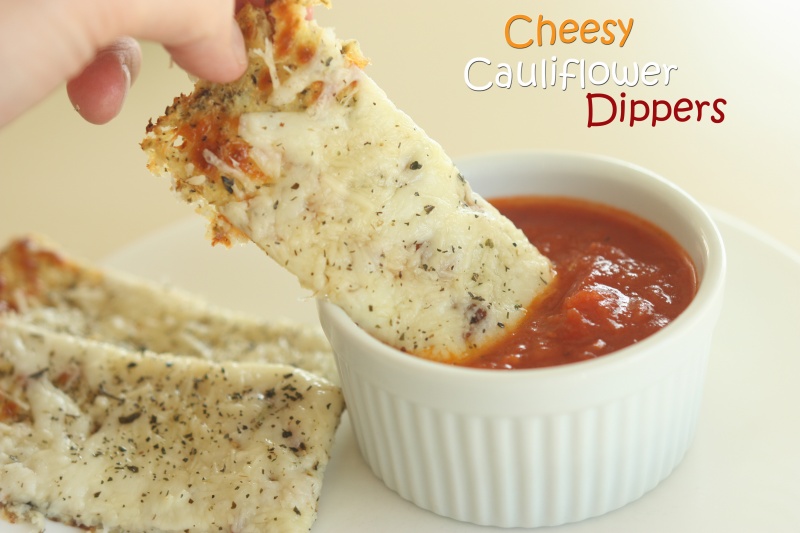 Cheesy Cauliflower Dippers 16 Snack That Will Make it Easy To Eat Your Veggies. This list is a must save when you find it hard to eat those veggies!