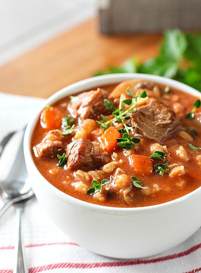 30 Fall Slow Cooker Recipes for Busy Weeknights Slow Cooker Beef Barley Soup