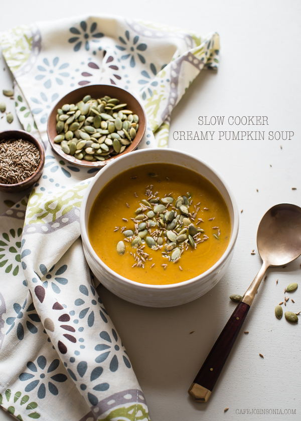 30 Fall Slow Cooker Recipes for Busy Weeknights Slow Cooker Creamy Pumpkin Soup