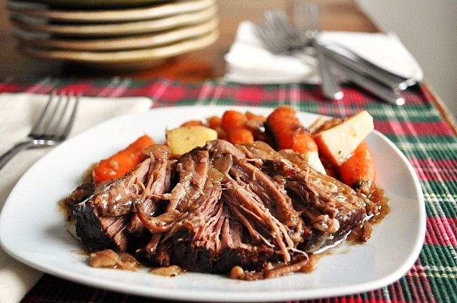 30 Fall Slow Cooker Recipes for Busy Weeknights Balsamic Pot Roast In The Crockpot