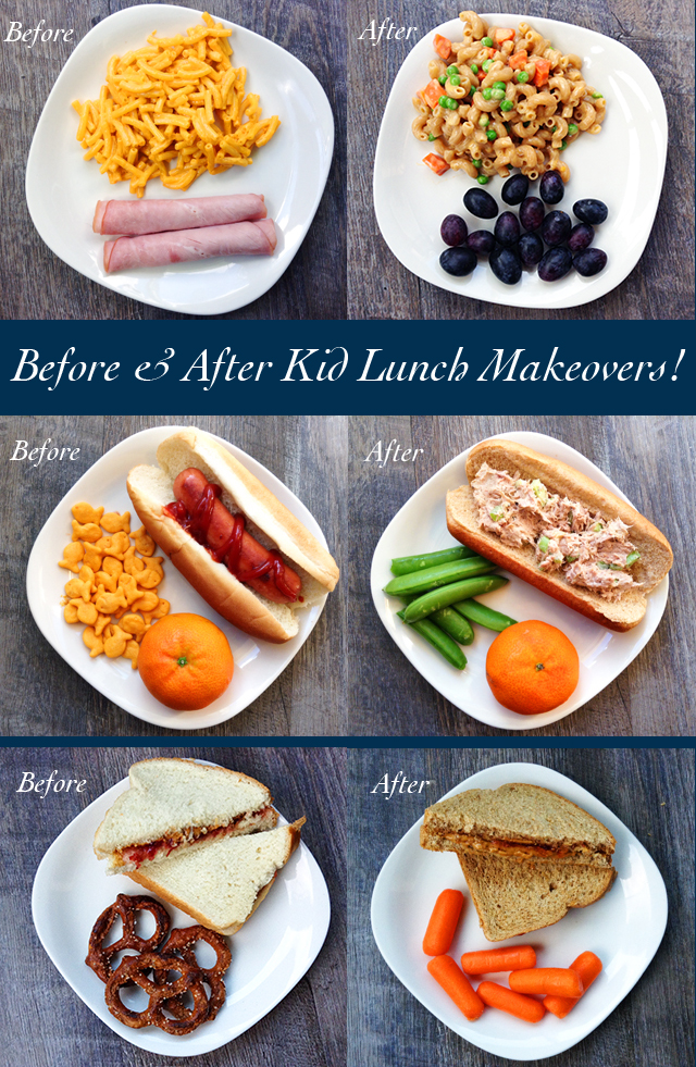 Before And After Kid Lunch Makeovers Healthy Ideas For Kids