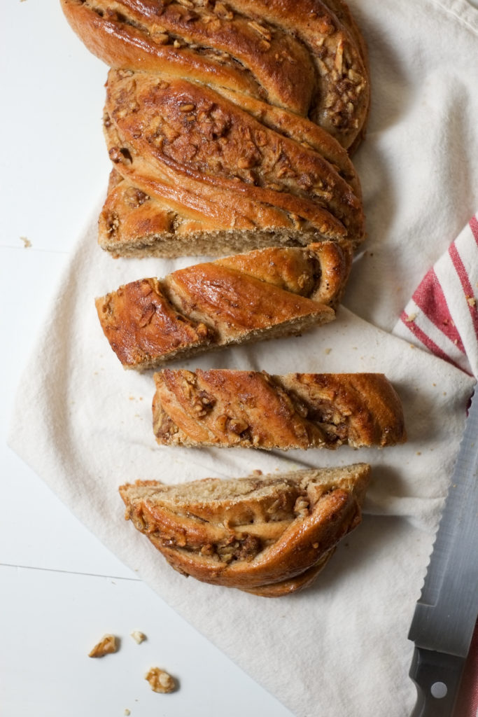 Spiced Apple Twist Bread Recipe Spiced Apple Twist Bread. This beautiful spiced apple bread is a great "twist" on cinnamon raisin bread. And it tastes just as good as it looks!