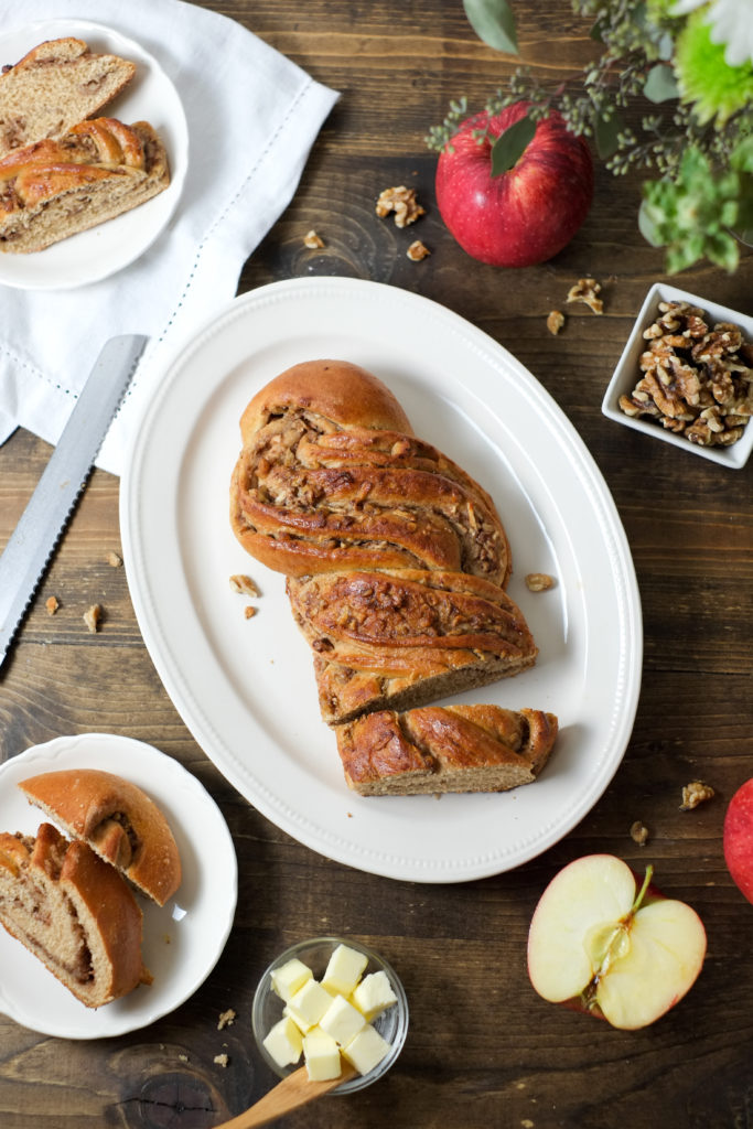Spiced Apple Twist Bread Recipe Spiced Apple Twist Bread. This beautiful spiced apple bread is a great "twist" on cinnamon raisin bread. And it tastes just as good as it looks!