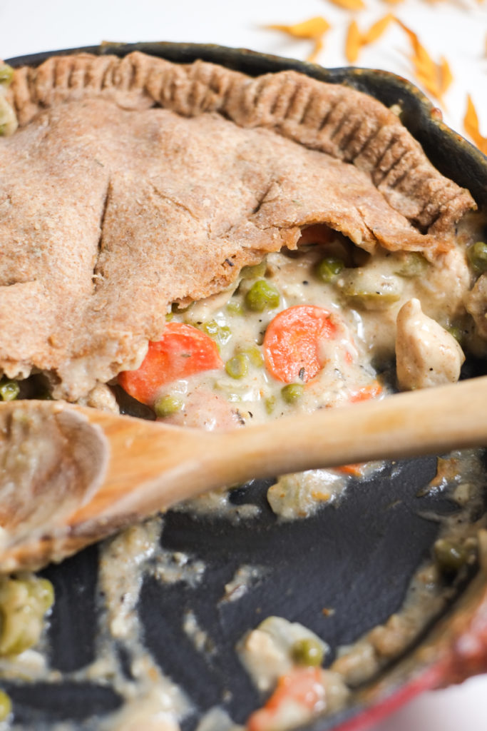 One Dish Chicken Pot Pie Skillet Recipe One Dish Chicken Pot Pie Skillet | Super Healthy Kids | Food and Drink