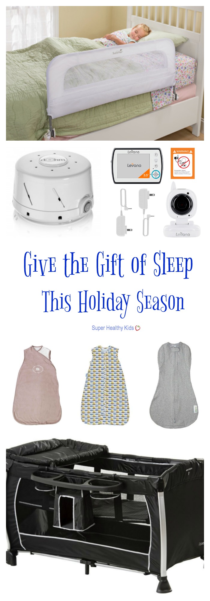 Give the Gift of Sleep This Holiday Season. Give the gift of sleep to the little one on your list this holiday season. We've got the top 5 sleep gifts to help your child rest easy. http://www.superhealthykids.com/give-gift-sleep-holiday-season/ Give the Gift of Sleep This Holiday Season. Give the gift of sleep to the little one on your list this holiday season. We've got the top 5 sleep gifts to help your child rest easy. http://www.superhealthykids.com/give-gift-sleep-holiday-season/