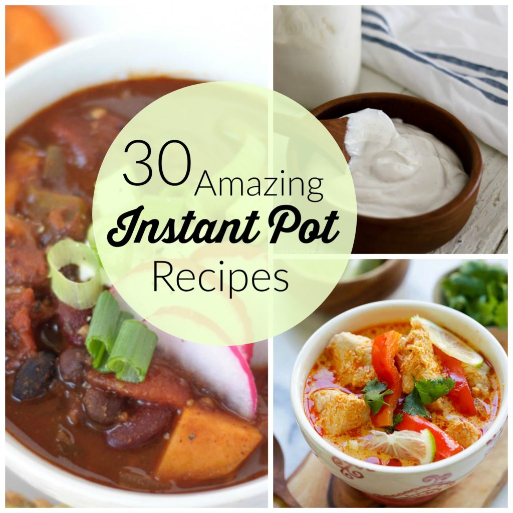 30 Amazing Instant Pot Recipes 30 Amazing Instant Pot Recipes. The Instant Pot is the new kitchen super hero, and teamed up with the recipes from our round up, its powers are practically boundless.