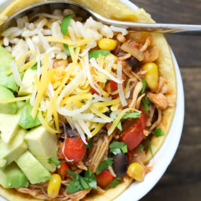 Slow Cooker Chicken Enchilada Bowls | Super Healthy Kids | Food and Drink