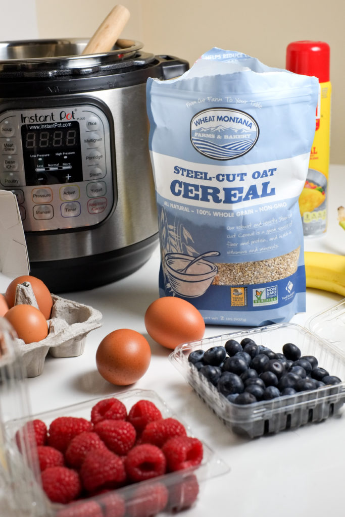 Instant Pot Steel Cut Oatmeal (with eggs) Instant Pot Steel Cut Oatmeal (with eggs!) | Protein Packed Breakfast | Super Healthy Kids | Food and Drink