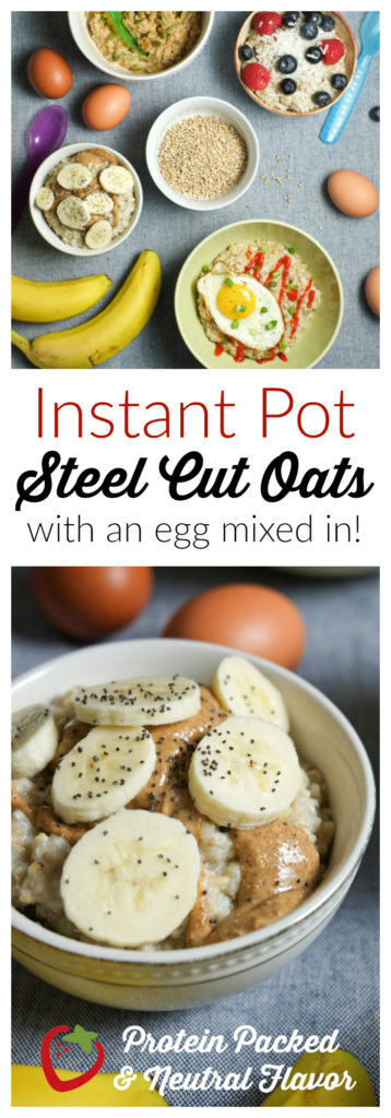 FOOD - Oatmeal in the Instant Pot | Protein Packed Breakfast | Super Healthy Kids | Food and Drink http://www.superhealthykids.com/instant-pot-steel-cut-oatmeal-with-eggs/ FOOD - Oatmeal in the Instant Pot | Protein Packed Breakfast | Super Healthy Kids | Food and Drink http://www.superhealthykids.com/instant-pot-steel-cut-oatmeal-with-eggs/