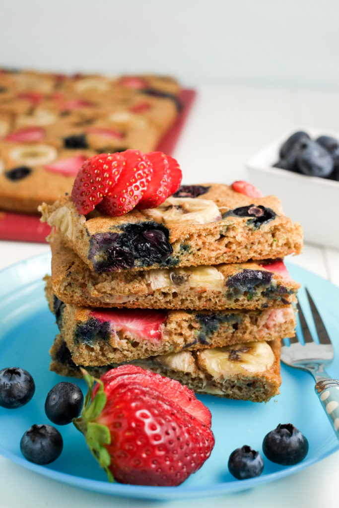 Fruit & Veggie Sheet Pan Pancakes | Super Healthy Kids | Food and Drink
