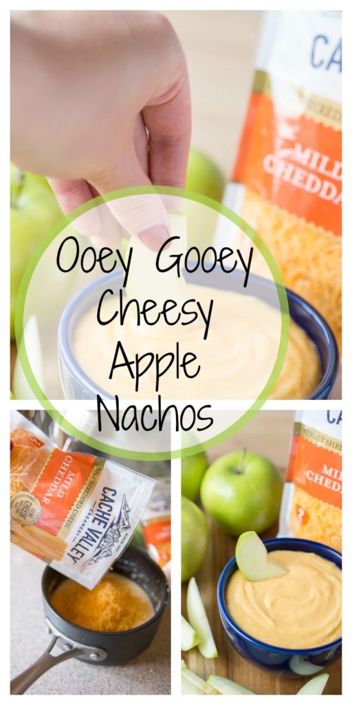 Ooey Gooey Cheesy Apple Nachos
