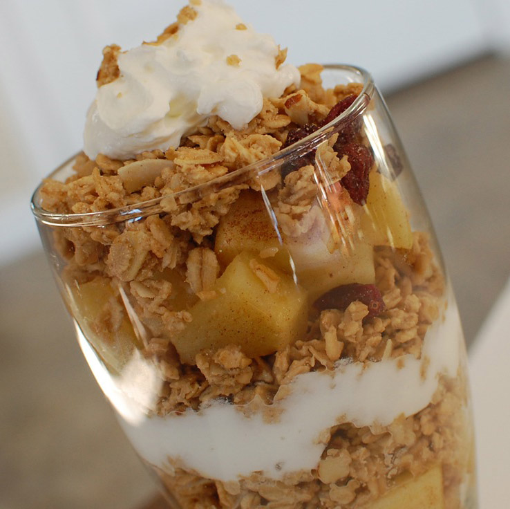 Granola and Yogurt 12 Quick and Healthy Pregnancy Snacks. Satisfy your cravings with this snack list!