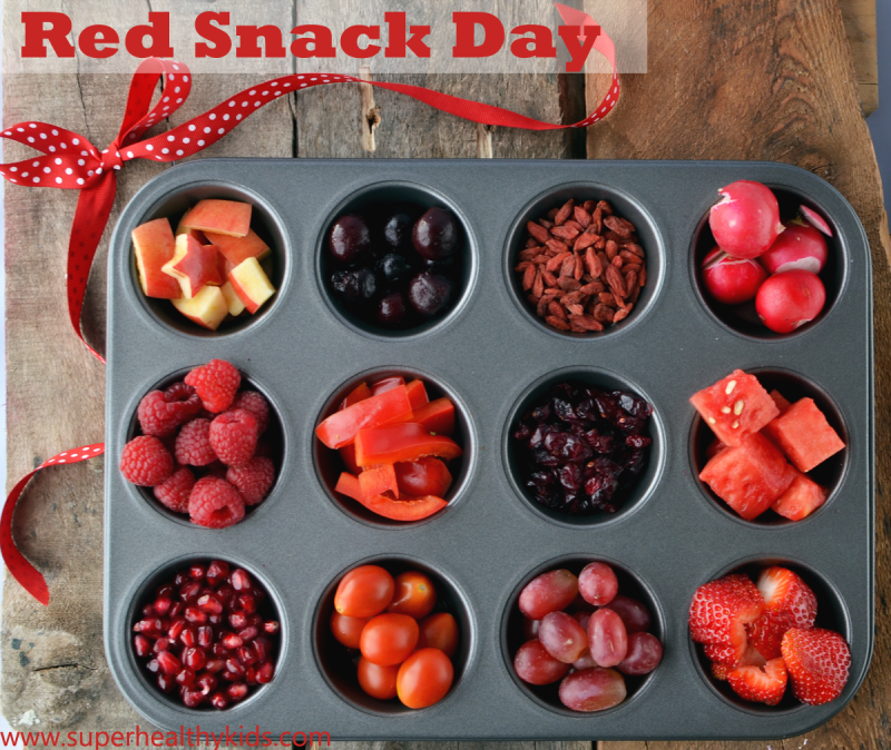 Healthy Red Snack Day - Kids Buffet | Healthy Ideas for Kids