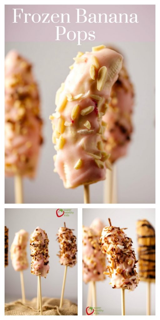 frozen banana pops