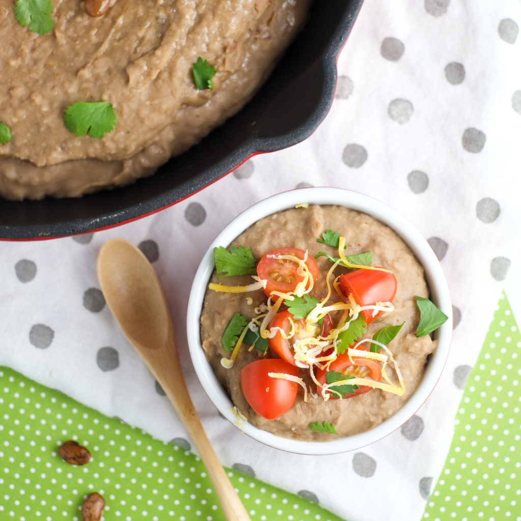 Super easy refried bean recipe!