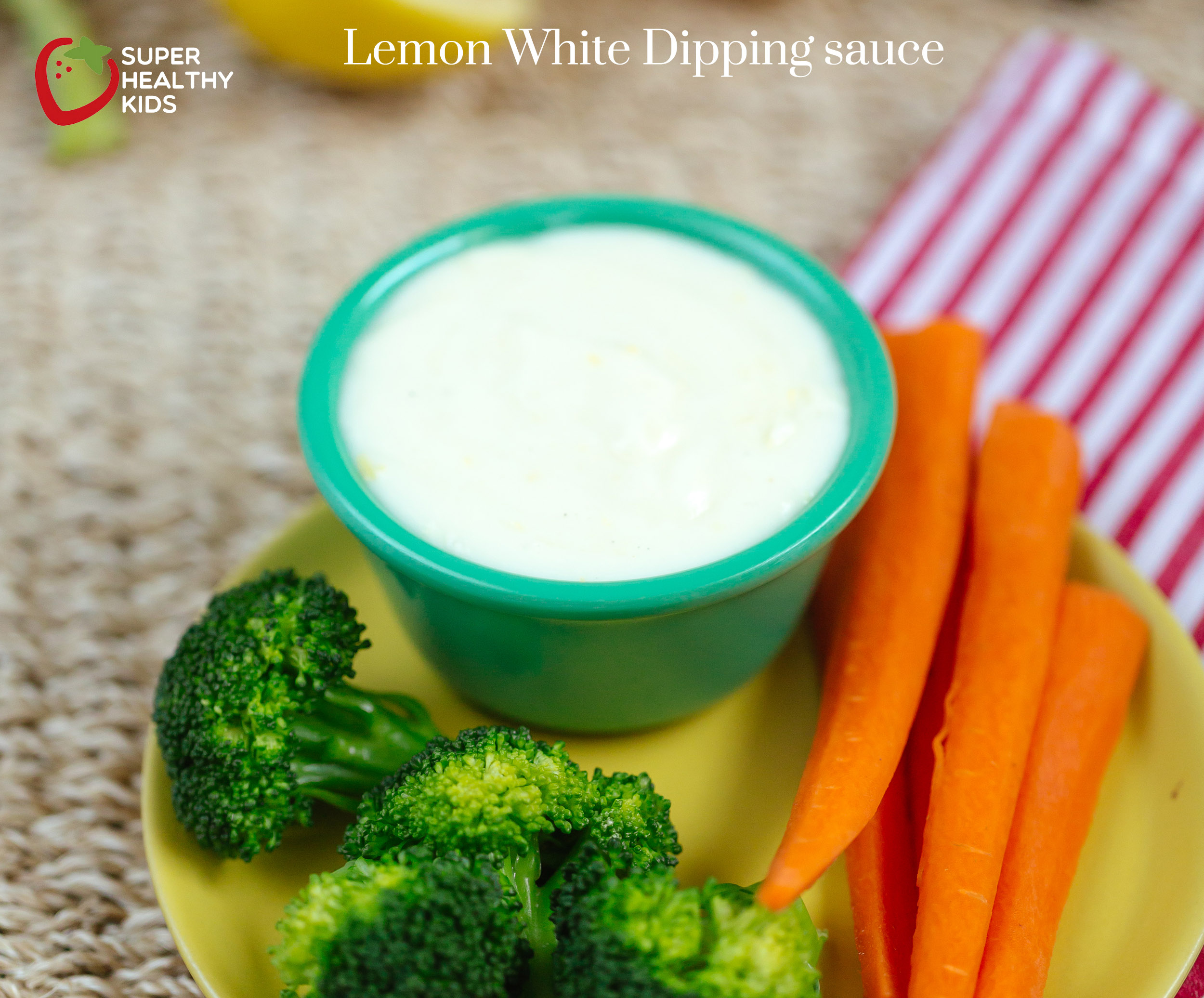 Broccoli Dip {Lemon White Sauce} Healthy Ideas for Kids