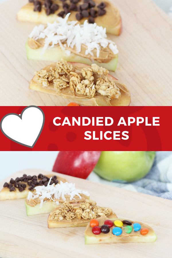 healthy candied apple slices