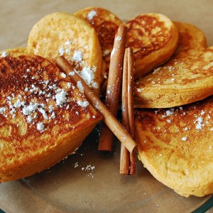 Sweet Potato Pancakes. The only thing making these pancakes sweet is the sweet potato itself! YUMMY!!