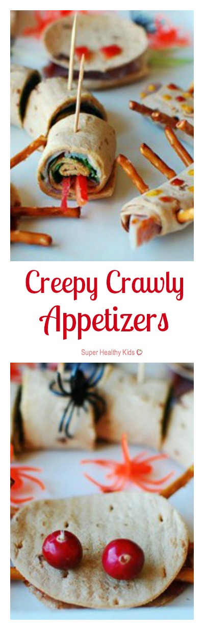 Creepy Crawly Appetizers. Don't let Halloween go by without trying these creepy crawly sandwiches! http://www.superhealthykids.com/creepy-crawly-appetizers/ Creepy Crawly Appetizers. Don't let Halloween go by without trying these creepy crawly sandwiches! http://www.superhealthykids.com/creepy-crawly-appetizers/