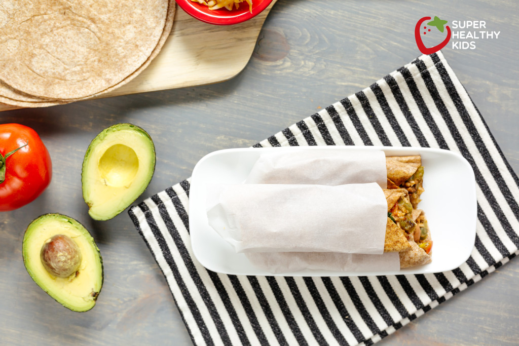 Veggie Burritos: Dinner-To-Go Veggie Burritos: Dinner-To-Go. Burrito recipe for a dinner idea when you are on the go!