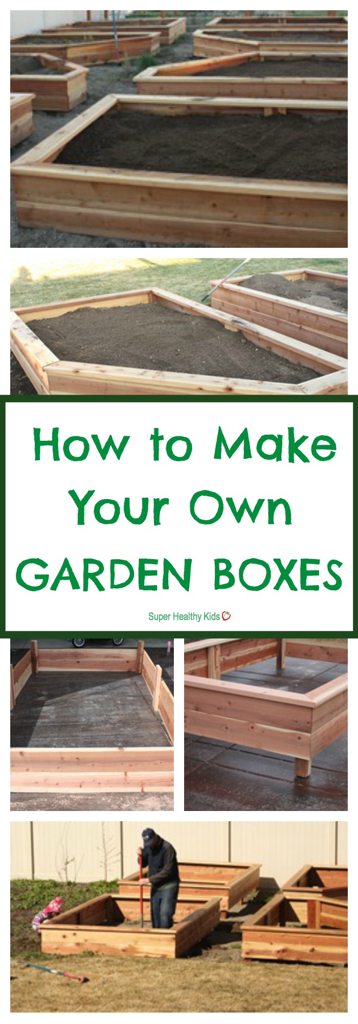 How to Make Your Own Garden Boxes | Healthy Ideas for Kids