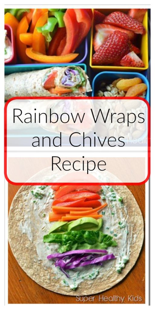 Rainbow Wraps and Chives Recipe