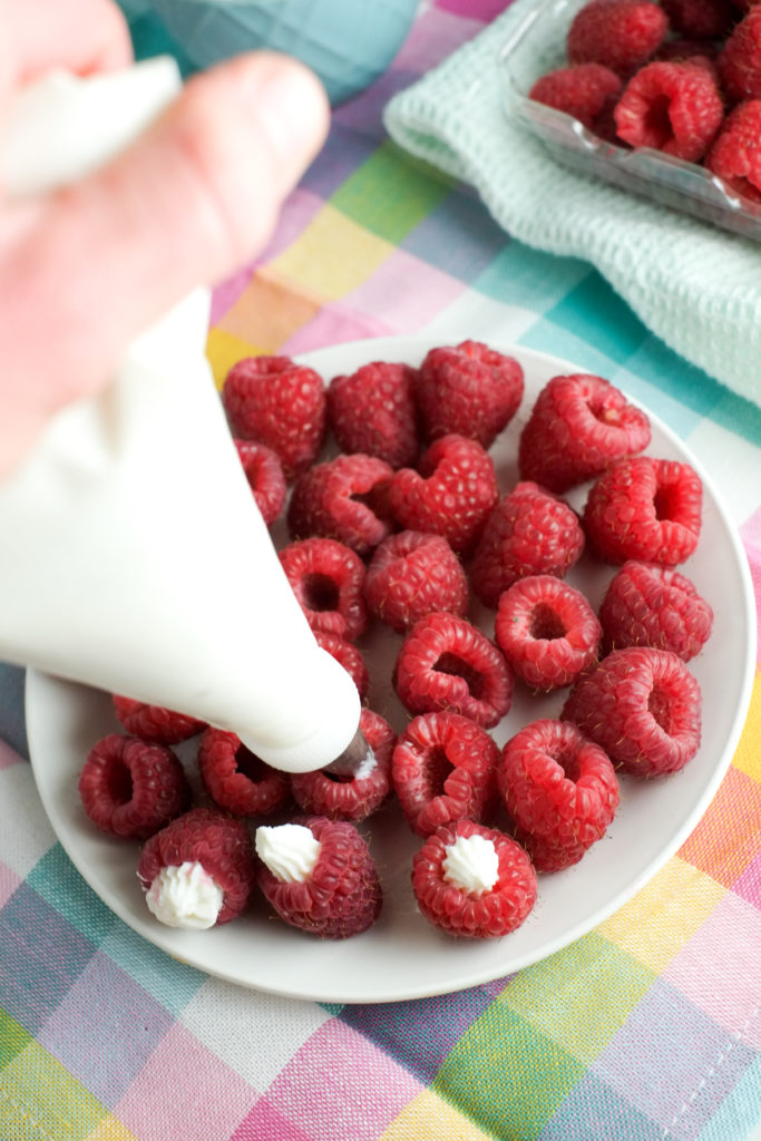 Homemade Fruit Snack Frozen Yogurt Raspberries Healthy Ideas for Kids