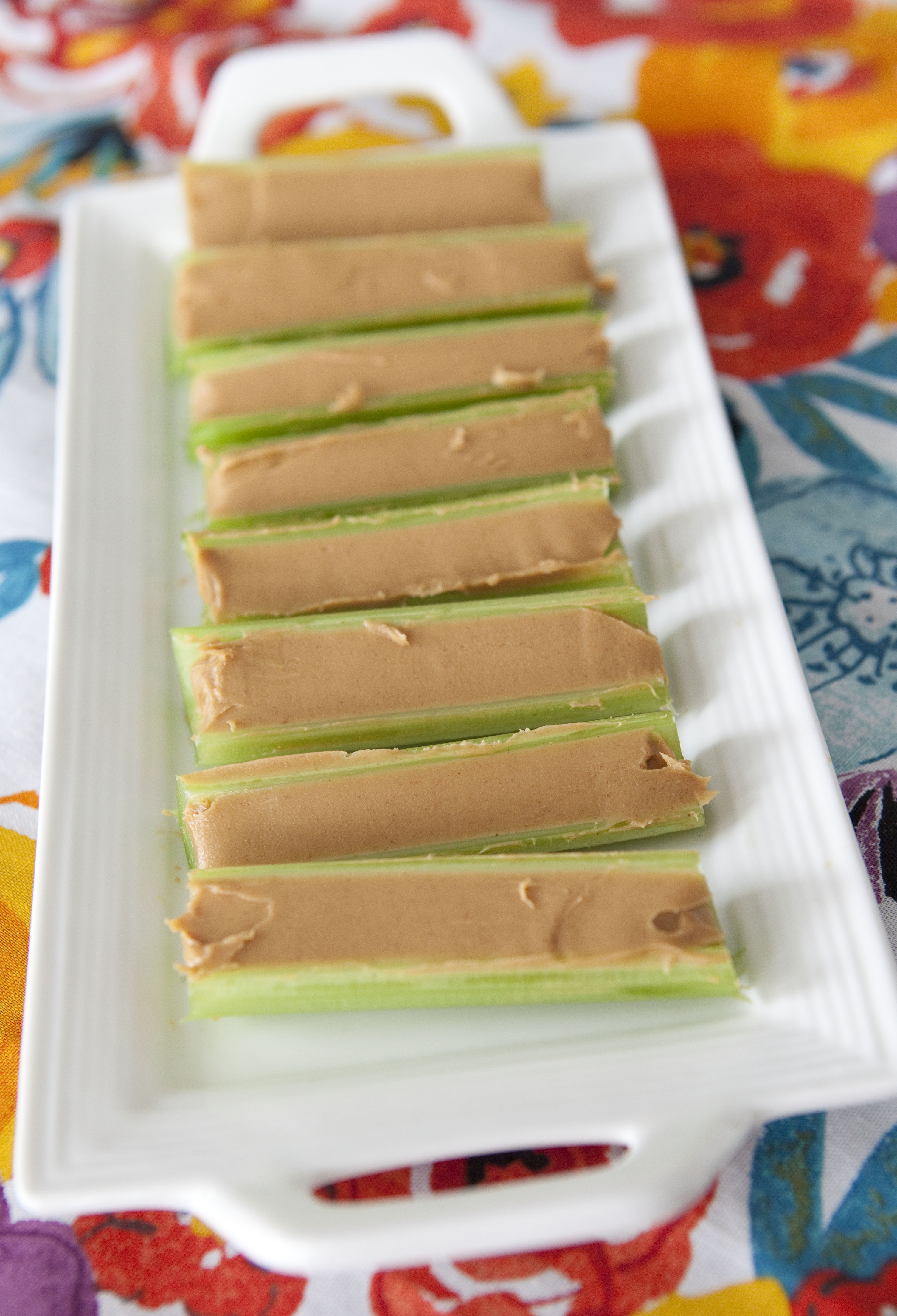 Celery and Peanut Butter Super Healthy Kids