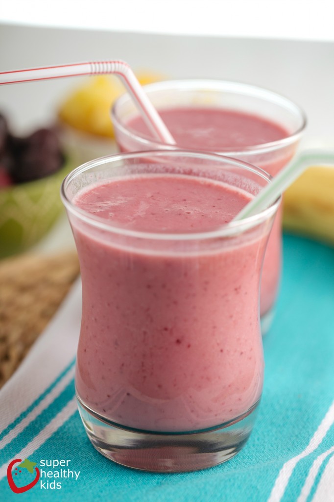 Cherry Pineapple Smoothie for Kids