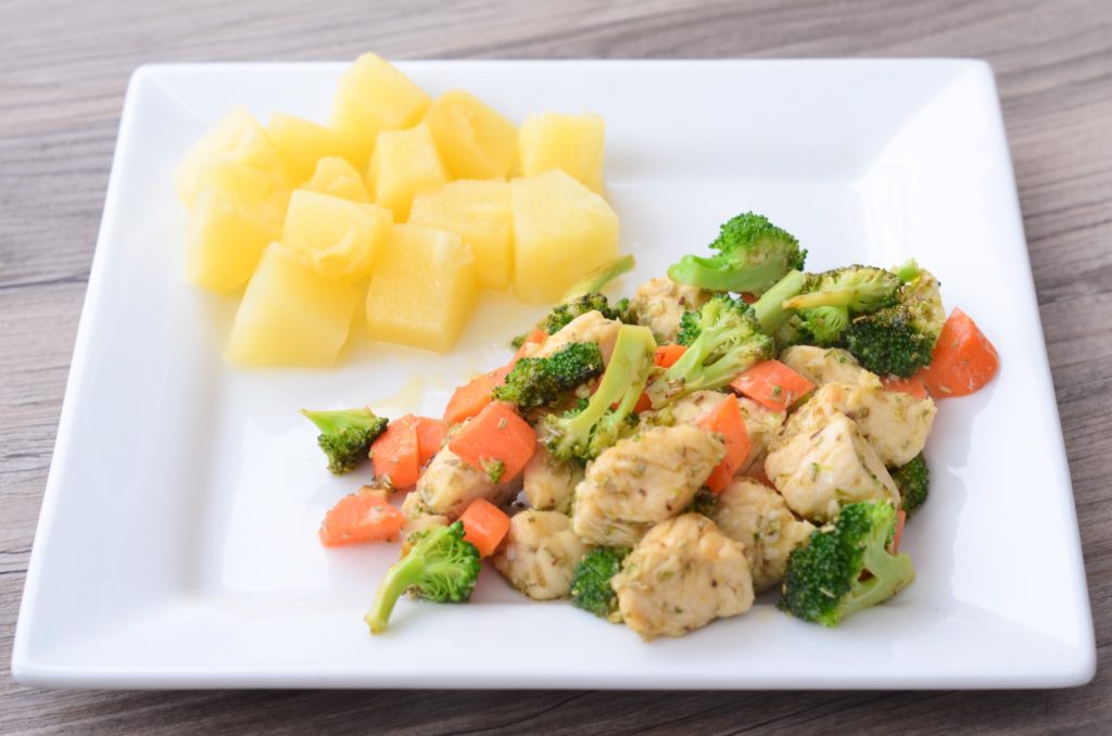 Lemon Chicken Sautéed with Carrots and Broccoli Super Healthy Kids