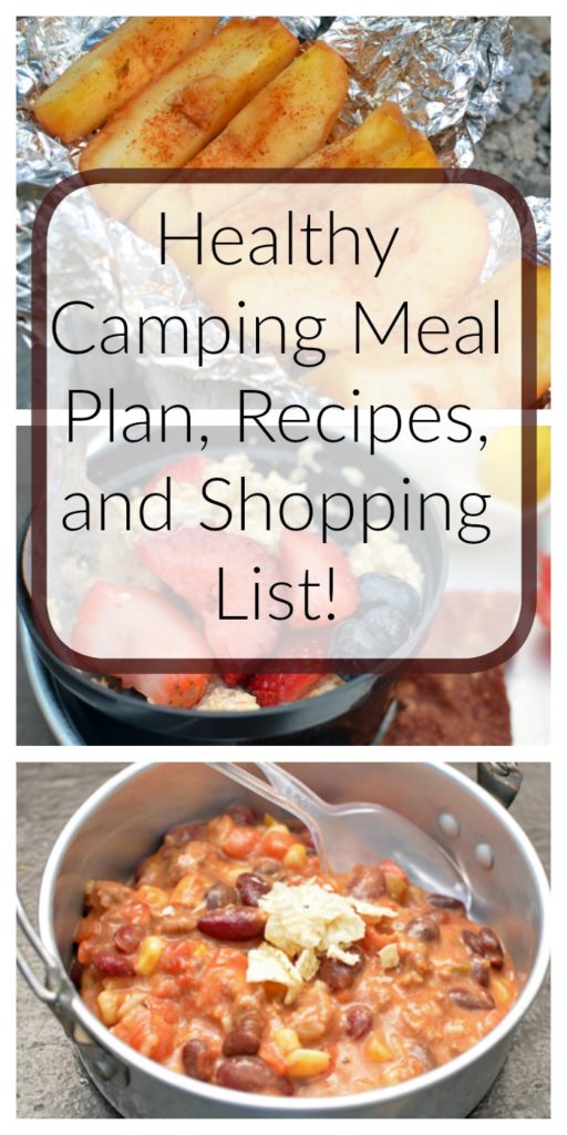 Healthy Camping Meal Plan, Recipes, and Shopping List! | Healthy Ideas ...