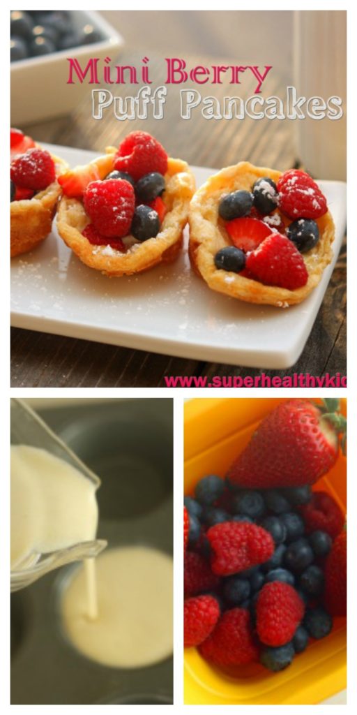 Mini Berry Puff Pancakes