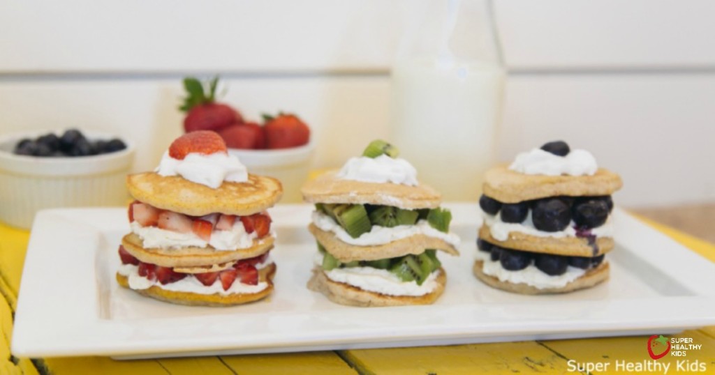 Banana Pancake Stacks. These pancake stacks make the perfect birthday (or any day) breakfast!