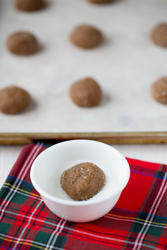 Healthier Ginger Snap Cookies