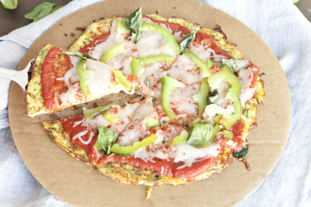 Zucchini Crust PIzza