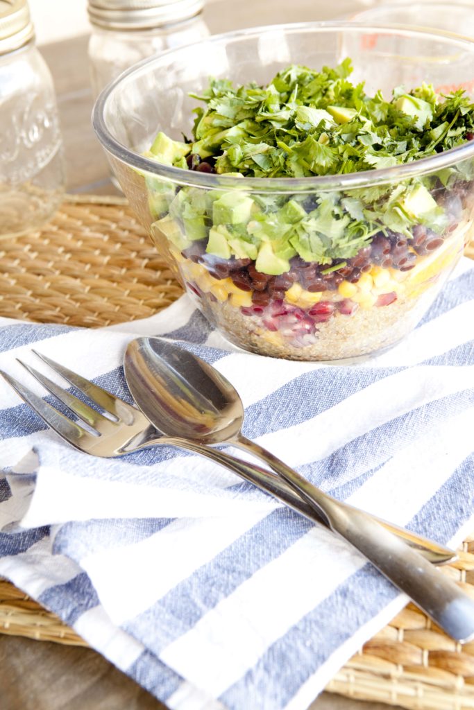 Superfood salad with lemon vinaigrette recipe