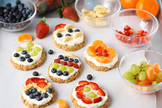 No-Bake Easter Egg Fruit Tarts