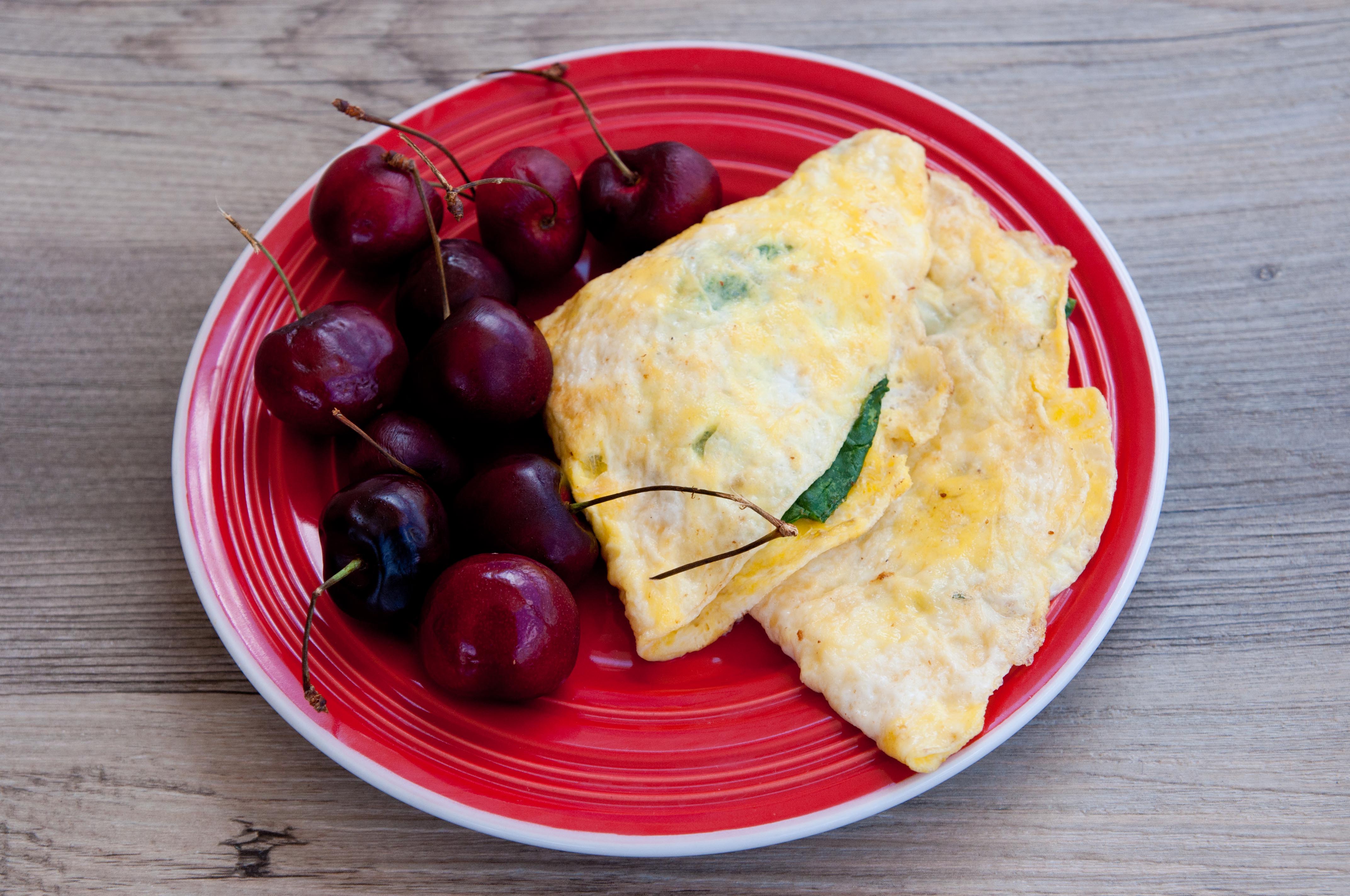 Omelet with Greens Super Healthy Kids