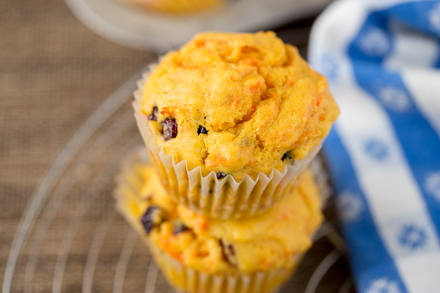 Orange Cranberry Muffins with Carrots Recipe
