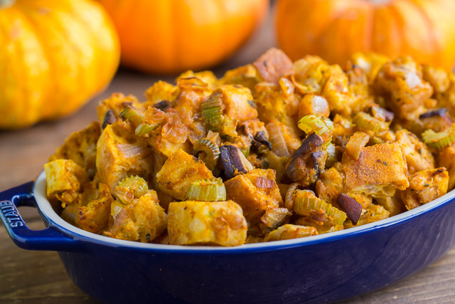 Pumpkin Stuffing stuffed with veggies