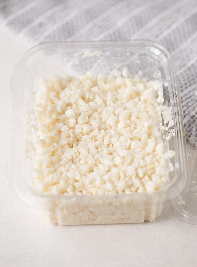 Baking with Cauliflower Rice, Cheesy Cauliflower Dippers