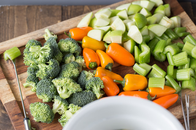 Healthy fondue dippers