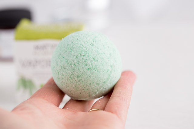 when you're sick, make Soothing All Natural Peppermint Bath Bomb