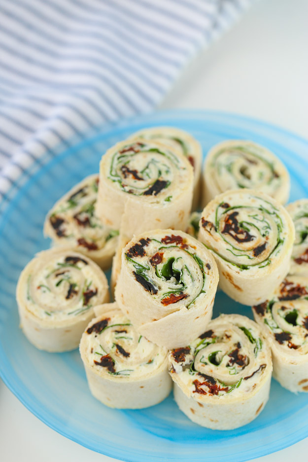 Sun Dried Tomato Pinwheels the kids will love!