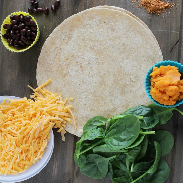 ingredients for quesadillas for lunch