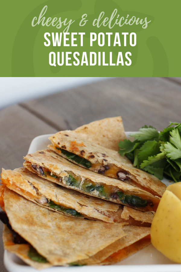 healthy lunch idea sweet potato quesadillas